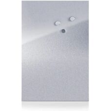 Zeller Edelstahl Magnettafel 60x40cm - Büro Zuhause Deko