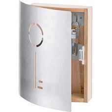 Zeller Scaffale Porta Chiavi - Legno di Faggio con 9 Ganci