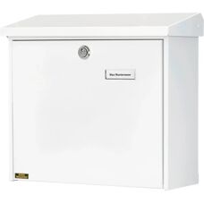 Burg Wächter 913 W Weiß Stahlbriefkasten - Europäische Norm EN 13724