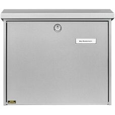 BURG-WÄCHTER Silber Briefkasten Comfort 913 - Briefbox