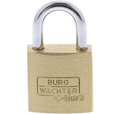 Burg Wächter Set di 2 Lucchetti Duo 222 20 SB Chiave Ottone - Tipo di Serratura