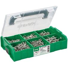 L-BOXX Mini WIROX monteringskoffert - 700 st - Skruvar