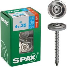 SPAX 4587000450357 Edelstahl Trockenbauschraube - 4,5 mm x 35 mm - T-STAR plus