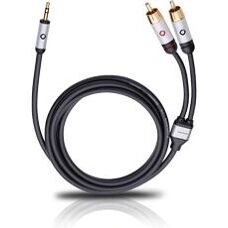 Cavo audio Oehlbach 60006 - 5m - 3,5mm a RCA - Nero