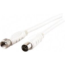 Schwaiger KVCKHQ193 532 - Kabel koncentryczny - 3 m - Biały
