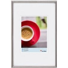 Marco em Plástico Prateado Galeria da Walther - Moldura para Fotos