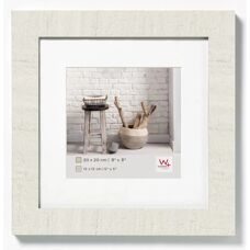 Walther Weißer Holzrahmen - 20x20cm - Rustikaler Stil