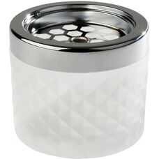 APS Modello 00585 - Portacenere in vetro satinato bianco