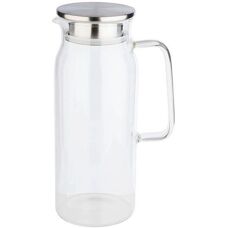 Caraffa in vetro APS 10792 con coperchio in inox - 1,5L