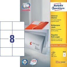 Avery 3427 White Self-adhesive Printer Labels - Printer Labels