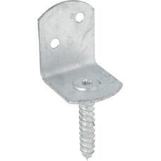Alberts - L-Form Stahlzaunhalter 83x32x30mm - Zaunzubehör