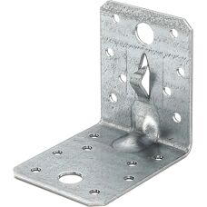 Alberts Steel Galvanized Angle Connector - 70x70x55mm