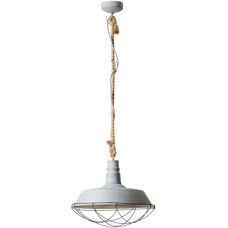 BRILLIANT Graue Pendelleuchte - Industrielle Deckenlampe