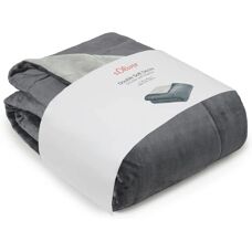 Plaid microfibre gris DoubleSoft S. Oliver - Couverture - Publicité
