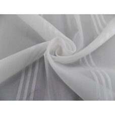 WIRTH Chloé Weiße Gardine - Polyester, 550x105cm, Ø4cm Ösen