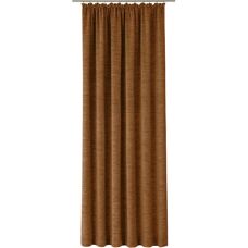 WIRTH Trondheim B Gardinen 195cm rot, Kräuselband, Maß