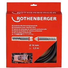 Rothenberger 72433 afløbsspiral - 16 mm x 2,3 m