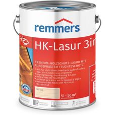 Lakier ochronny do drewna Remmers HK-Lasur 3w1, biały, 5 l