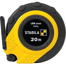 Stabila LBM 2000 Steel Measuring Tape - 20m, Steel, Metric