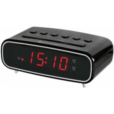 Budzik SOUNDMASTER UR111SW - Radio, Podwójny Alarm, Czarny