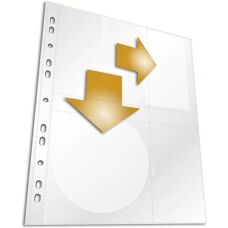 Durable 522219 Gennemsigtig diskpose - Wallet til optiske diske