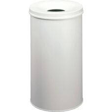 Durable H662xØ375mm Waste Bin 60L Grey - Trash Can