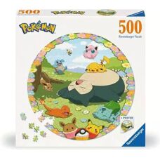 Ravensburger Pokémon Round Puzzle Flowery Pokémon - 500 pcs