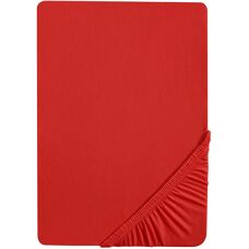 Biberna Thea Jersey Fitted Sheet - Tot 25cm Matras - Rood