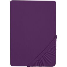 Biberna Marc Paarse Jersey Fitted Sheet - Tot 22cm Matras