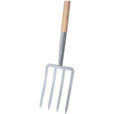 Ideal Attrezzo da Giardino - Forchetta, Cromata, 4 Denti