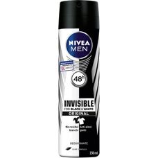 NIVEA Men Spray Deodorante Invisibile Black White - 150 ml