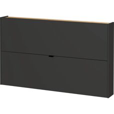 Germany Ameca Schuhschrank - 2 Türen, 12 Schuhe, Grau