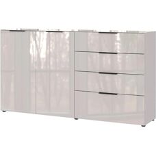 GERMANIA Oakland Sideboard - Glasfront & Oberboden - Made in Germany