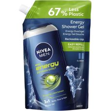 NIVEA MEN Energy 500 ml Duschgel - Körper, Gesicht & Haar