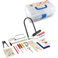 Pebaro 641s - Laubsäge-Set - Stahlwerkzeuge & Bohrmaschine