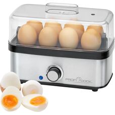 Cuiseur à œufs Proficook - 8 œufs acier inoxydable