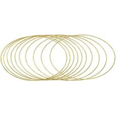 Rayher Metallringe-Set beschichtet gold Ø 25,0 cm 10 St.