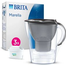 Pichet filtrant Brita Marella +3 Maxtra Pro PP Gris - Publicité