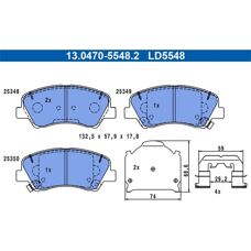 Hyundai 58101C8A50 Keramiske bremseskiver - Bremsesystem