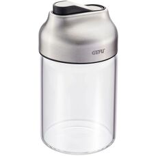 Gefu GF33701 Suiker- en melkdispenser - 180ml, Borosilicaatglas, Kunststof, RVS