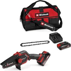 Einhell Akku-Kettensäge GE-PS 18/15 Li - Leicht, Bürstenlos, 15,8 cm Schwert
