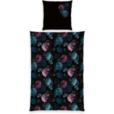 Herding Home Flowers Cotton Satin Bedding Set - Bedding Set