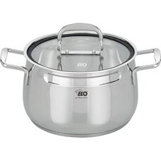 Set di Pentole in Acciaio Inox ELO con Design Salvaspazio