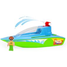 Lena Boazz Sportboot - Pumpe, Offene Kabine, 36cm