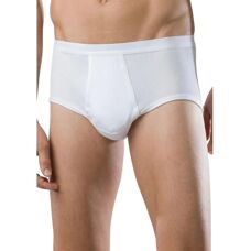 Schiesser Original Classics 9 Hvide Sportslips med Åbning