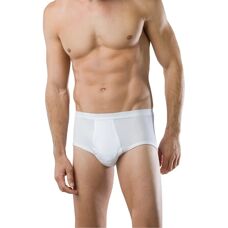 Schiesser Hvide Herre Sportslip - Dobbelt rib - Underwear