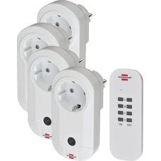 Ensemble de prises sans fil Brennenstuhl - Intérieur 1000W - Comfort-Line