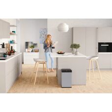 Hailo Big-Box Swing L Prullenbak - 35L, Staal, Zilver - Prullenbak