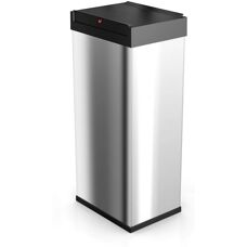 Poubelle Hailo Big-Box Swing 35L en acier inoxydable