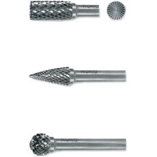 RUKO 116001 Juego de 3 fresas de carburo de tungsteno